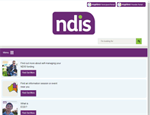 Tablet Screenshot of ndis.gov.au